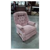 Laz-E-Boy Rocker Recliner, mauve color