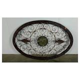 Metal wall art piece, 60 x 41
