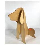 Crolegno puzzle dog, made in Italy, stands 16"