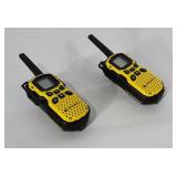 Waterproof Motorola Walkie talkies.  Not tested.