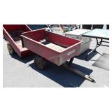 Agri-fab 10 cubic foot dump cart, tires need