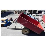 Huskee 12 cubic foot dump cart, tires need