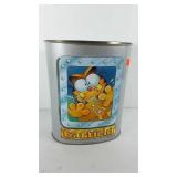Garfield metal waste can, 11" x 13"