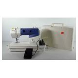 Husky star 207 sewing machine with case and foot