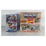 Marvel games, Memory and jumbo playing cards with