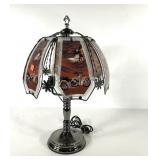 Touch lamp with eagle and motorcycle design,