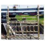 Brass headboard and footboard, no rails