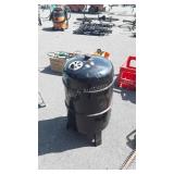 Charcoal grill smoker