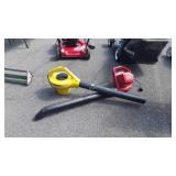 Two electric blowers, weed eater and Toro