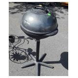 George Foreman 16" electric grill on stand,