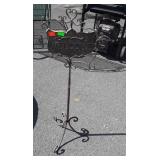 Wrought iron welcome sign, self standing,