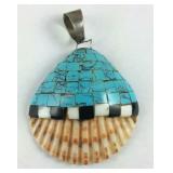 Seashell design pendant