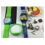 Wrist watches, Kung fu panda belt buckle,