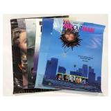 Movie Theater and video store posters, six,
