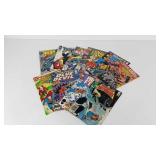 Comic books, ten DC titles including Blue Devil