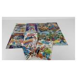 Comic books,  ten DC titles including Firestorm