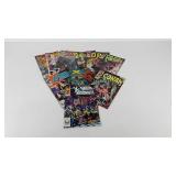 Comic books, ten Marvel titles including Alpha