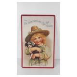 Victorian style advertising metal sign, 10x16