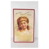 Victorian style advertising metal sign, 10x16