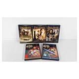 DVDs, The Lord of the Rings Triology and episode