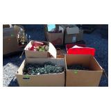 Christmas lights,  baskets, decorations, seller