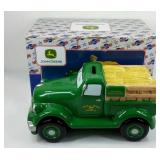 John Deere collectible bank, by Enesco, in box