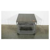 Small storage cart with wire mesh drawers, 21"