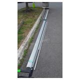20 pieces  of metal conduit pipe, one inch