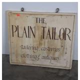 Sign, Double side, Merchants Hanging sign, Wooden