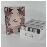 Two photo storage boxes, still in packaging