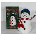 Fiber Optic Snowman with original box.  Stands