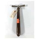 Piano tunes wrench, telescopic with rosewood