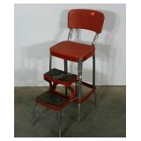 Metaloid step stool with folding steps, back