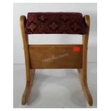Wooden rocking leg rest, 16"