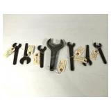 Mechanics separator wrenches, seven