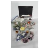 Crafting lot: card stock, Styrofoam, everlasting