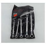 Sears box end metric wrench set, 5 pieces