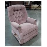Laz-E-Boy Rocker Recliner, mauve color