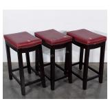 Three modern Home Furnishings Counter Stools,