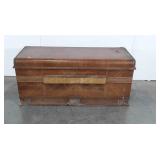 Waterfalls Cedar Blanket Chest, exterior finish