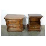 Ethan Allen end table and a Thomasville night