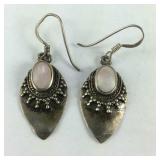 Sterling silver mother of pearl earrings