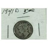 1941-D mercy Dime