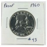 1960 Franklin Half Dollar