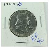 1962-D Franklin Half Dollar