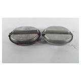 Two U.S. military mess kits, 1943 and 1945