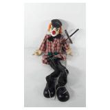 Clown marionette puppet