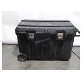 Stanley large heavy duty toolbox on wheels, 35" ×