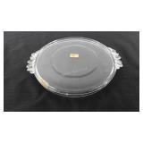 Walther Mikasa crystal cake plate made in West