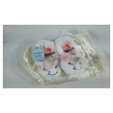 Cat and Jack Unicorn slippers, includes satin